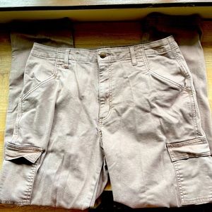 Universal Thread Boyfriend Cargo type pants, dusty rose color 14/32 regular